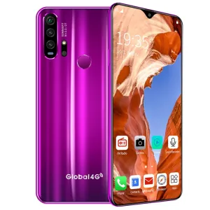R30 pro Smart Phone 4G Network 3G   64g High Configuration Face Recognition Fingerprint Recognition Phone purple_U.S. regulations