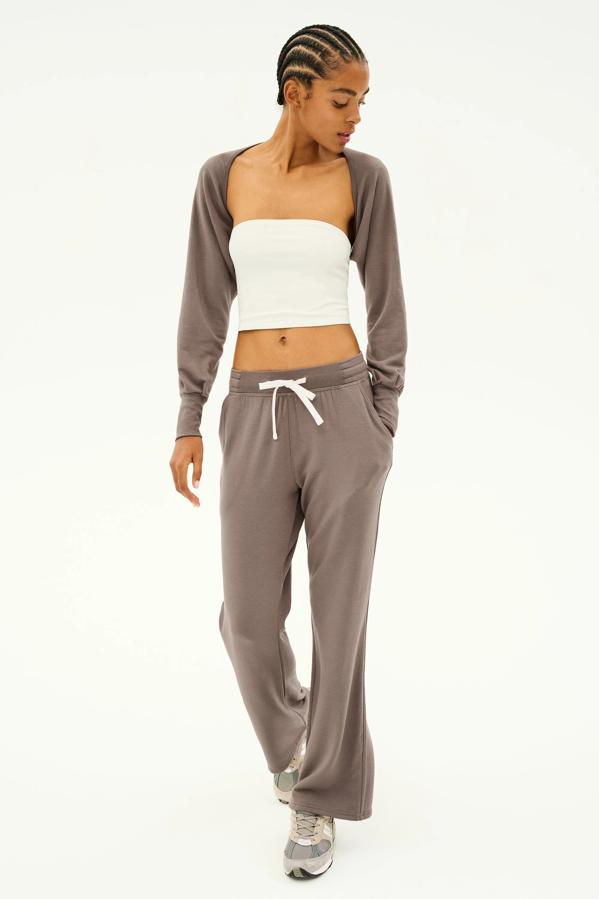 Raven Fleece Full Length Sweatpant - Lentil