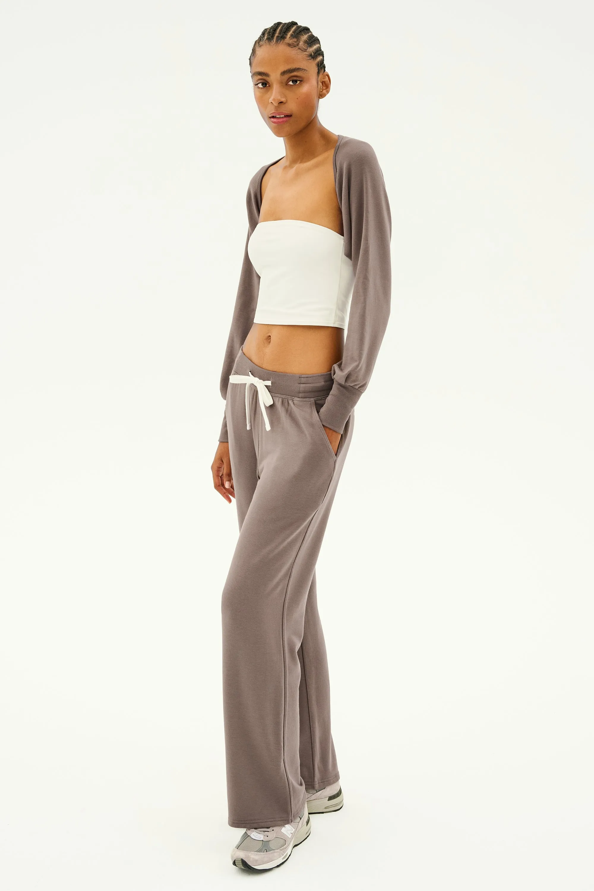 Raven Fleece Full Length Sweatpant - Lentil