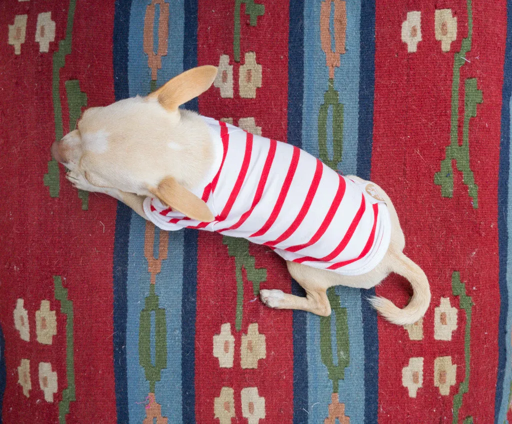 Red and White Stripped T-Shirt