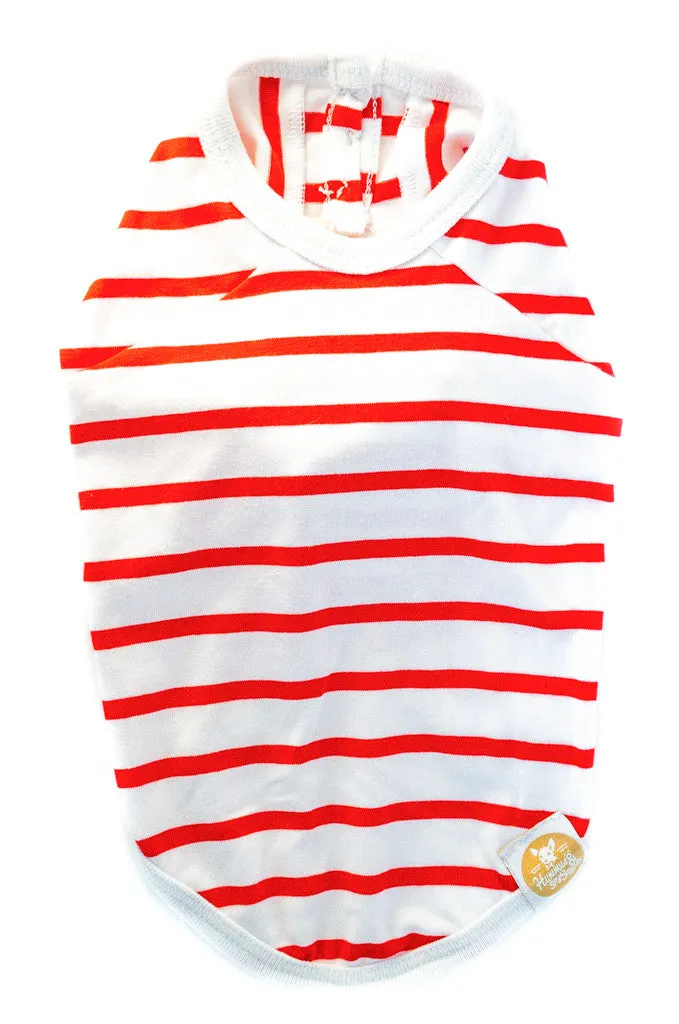 Red and White Stripped T-Shirt