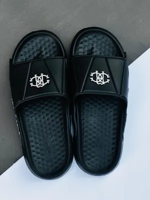 Roberto Cavalli Relax Slide Sandals in Black