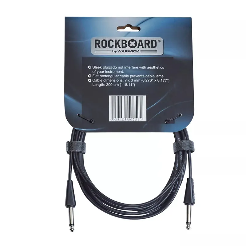 RockBoard Flat 3 Meter Straight / Straight Instrument Cable