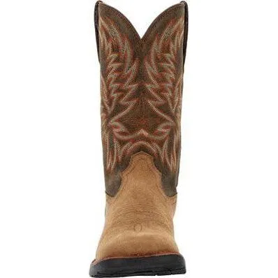 Rocky Men's Bronco 12" Soft Toe WP Western Classic Boot- Tobacco- RKW0451