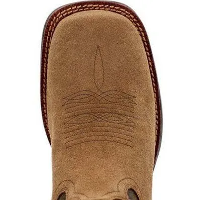 Rocky Men's Bronco 12" Soft Toe WP Western Classic Boot- Tobacco- RKW0451