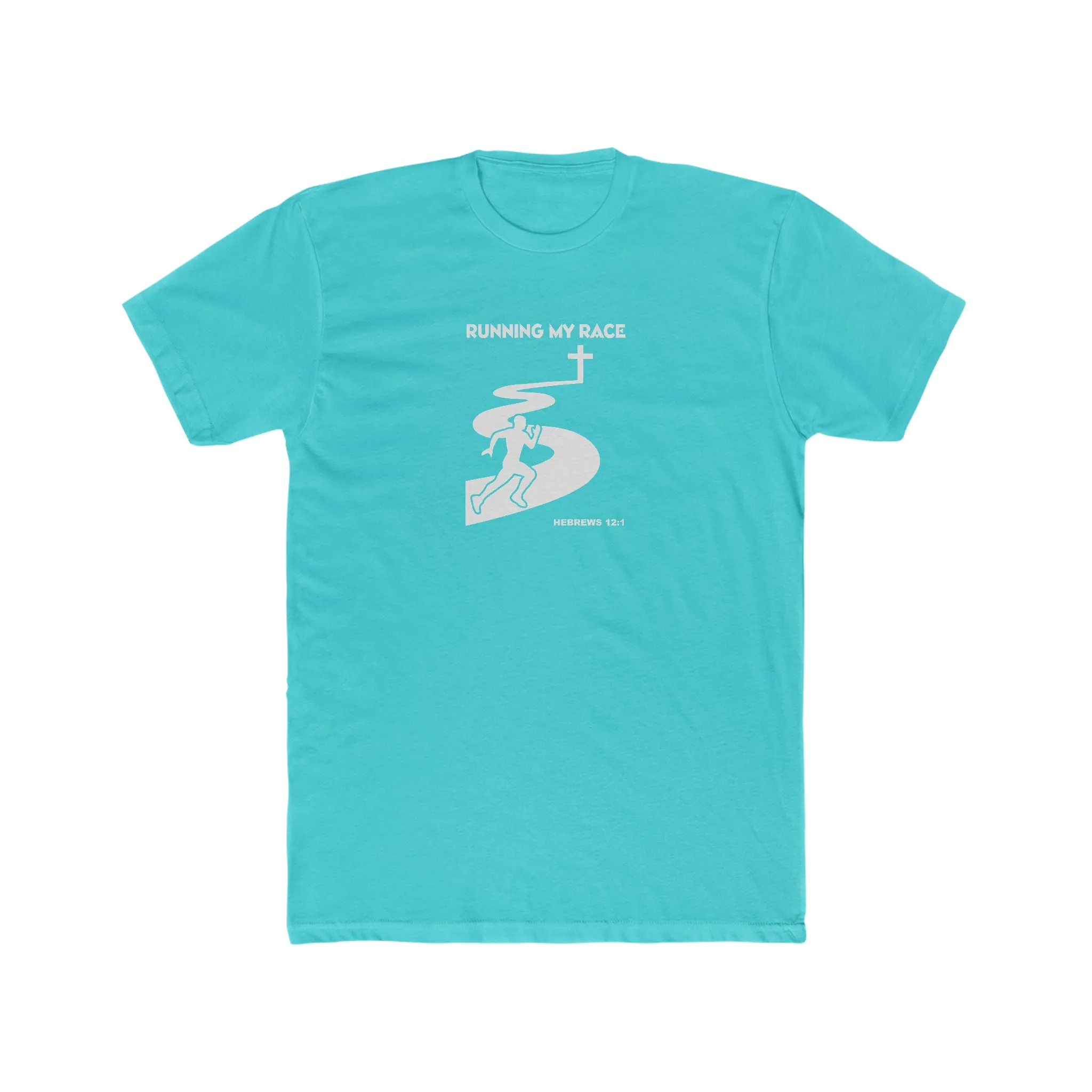 Running My Race Men's Cotton Crew Tee