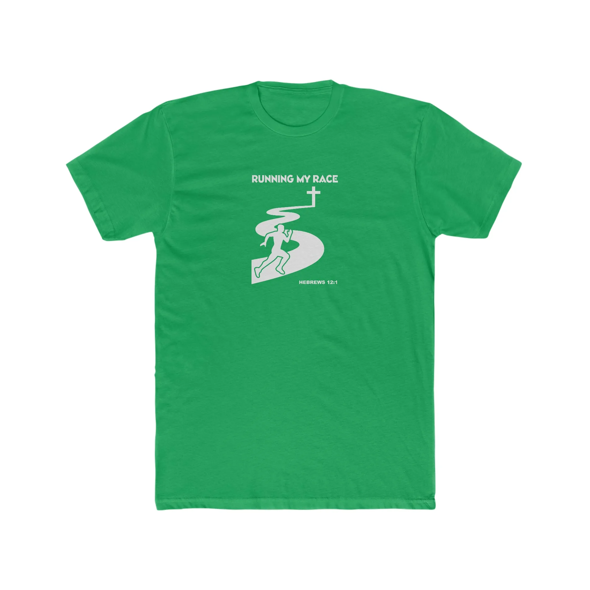 Running My Race Men's Cotton Crew Tee