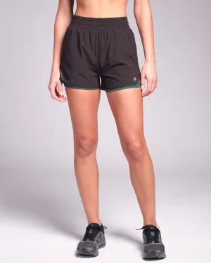 RUNSeries Pace Running Shorts Black/Jungle Green