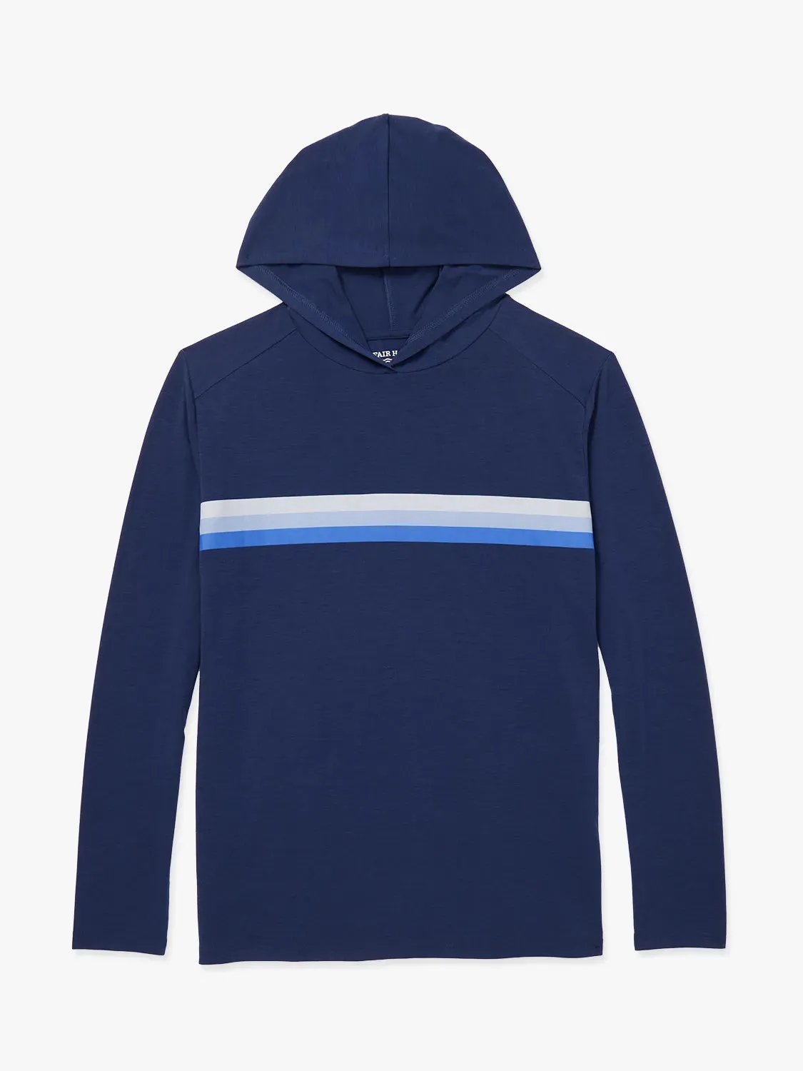 SeaBreeze Hoodie | Navy Ombre Stripe