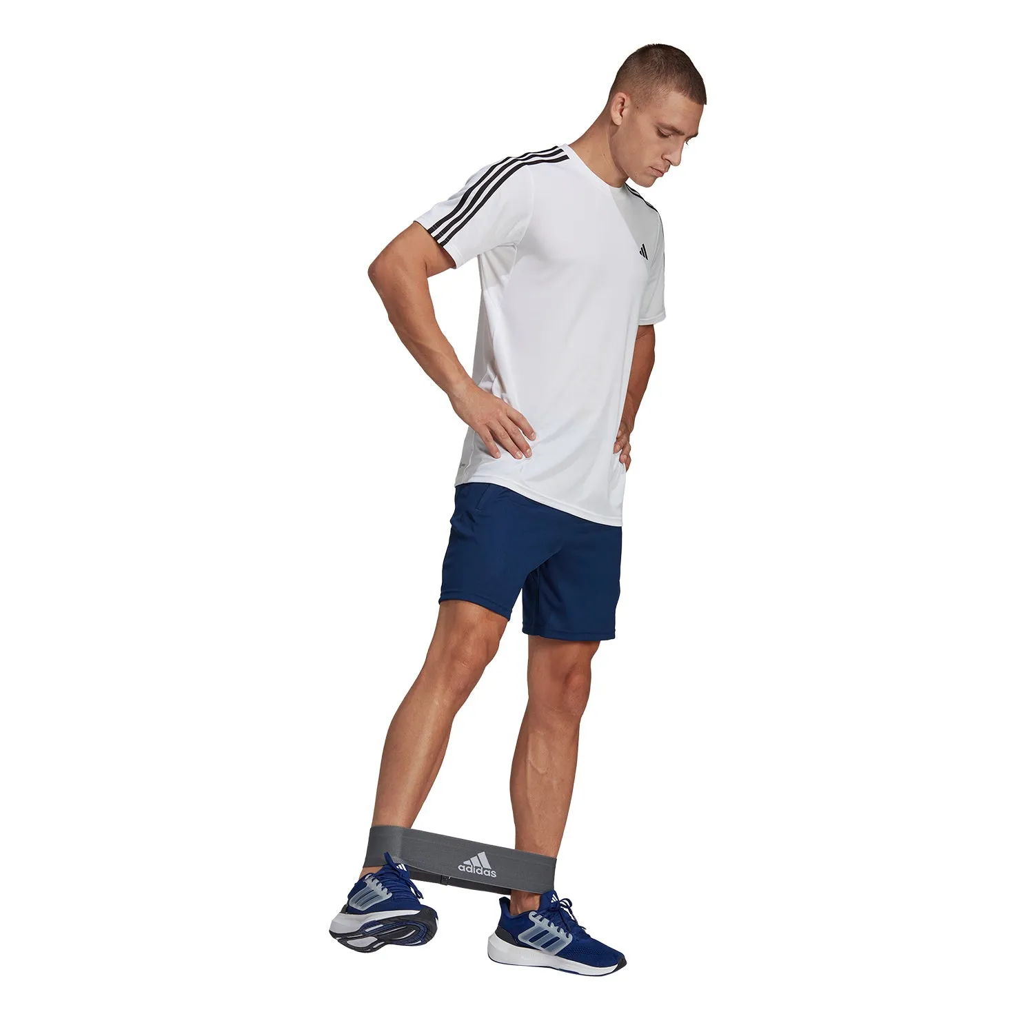 SHORT ADIDAS UOMO RUNNING PALESTRA FITNESS PANTALONCINO AZZURRO