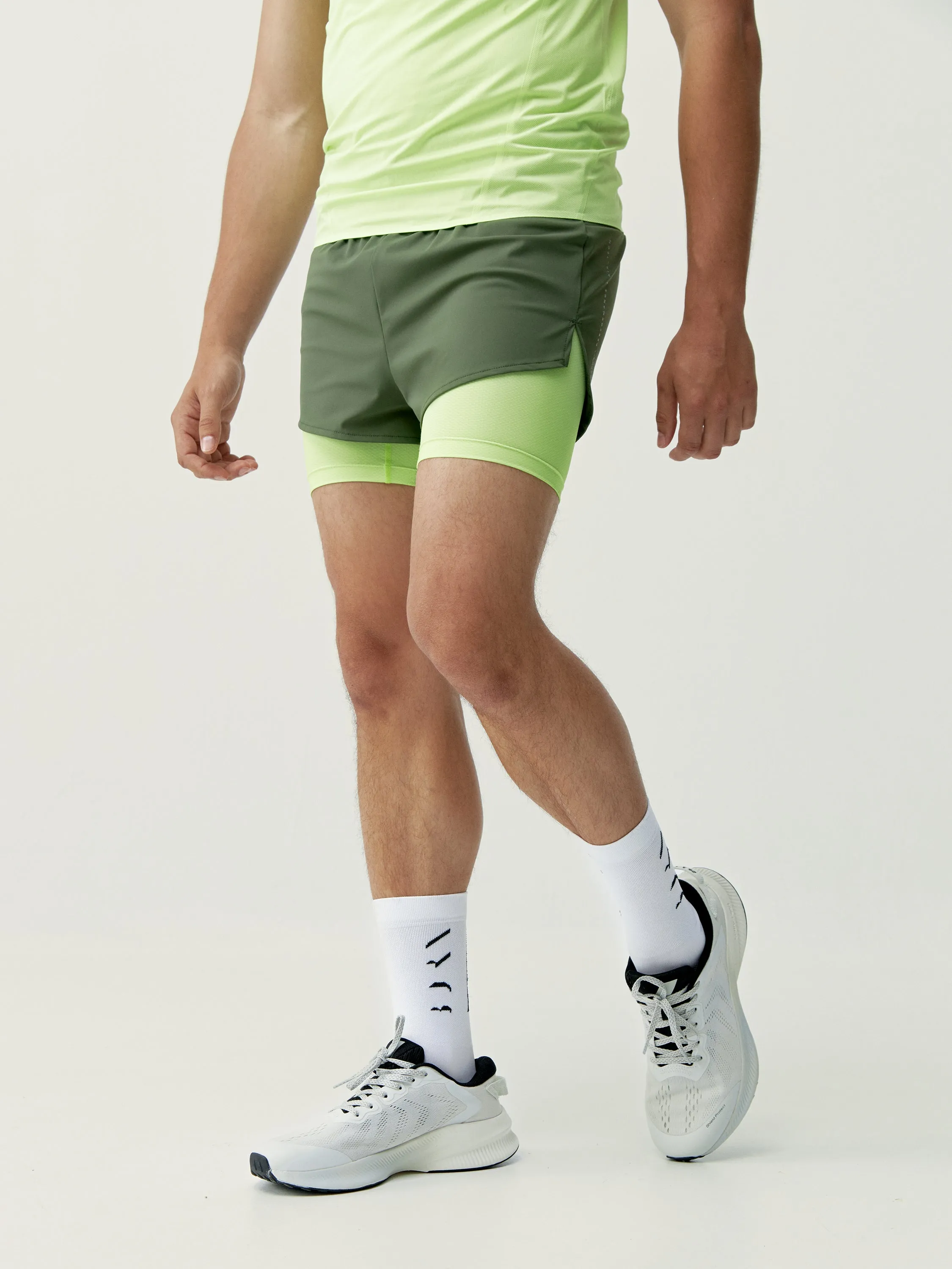 Short Ontario Swamp Green/Lime Bright