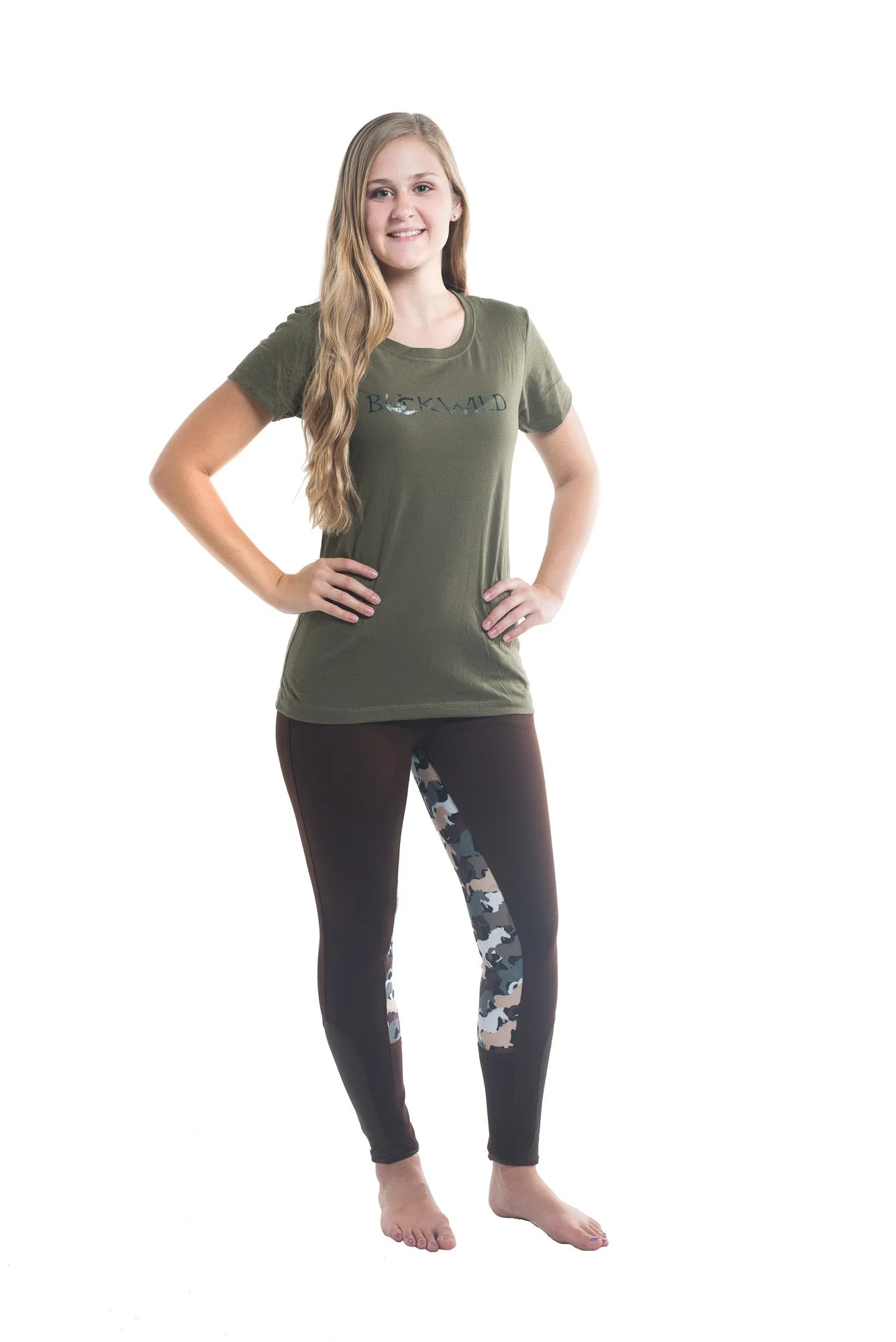 Signature Mid-Waist Breech | Mocha   Camo | Side Pocket