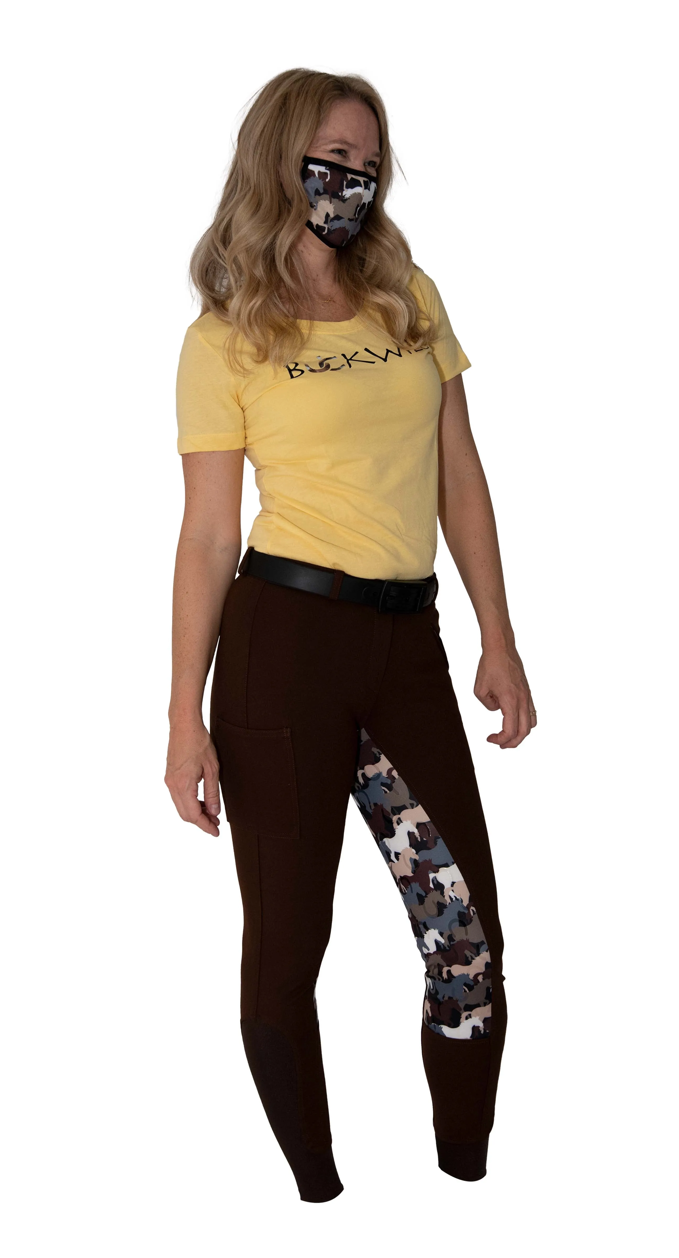 Signature Mid-Waist Breech | Mocha   Camo | Side Pocket