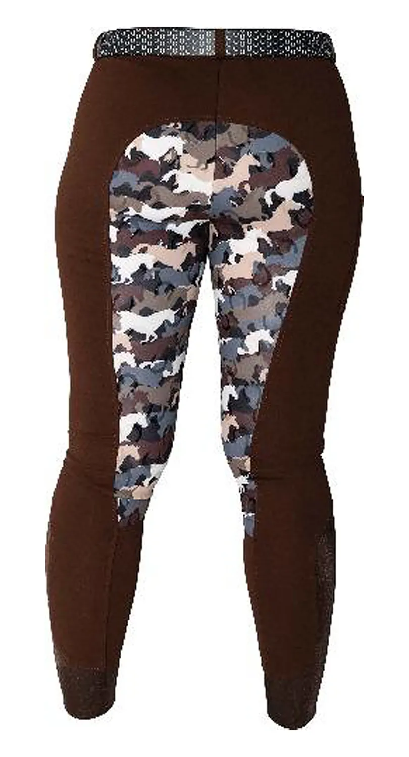 Signature Mid-Waist Breech | Mocha   Camo | Side Pocket