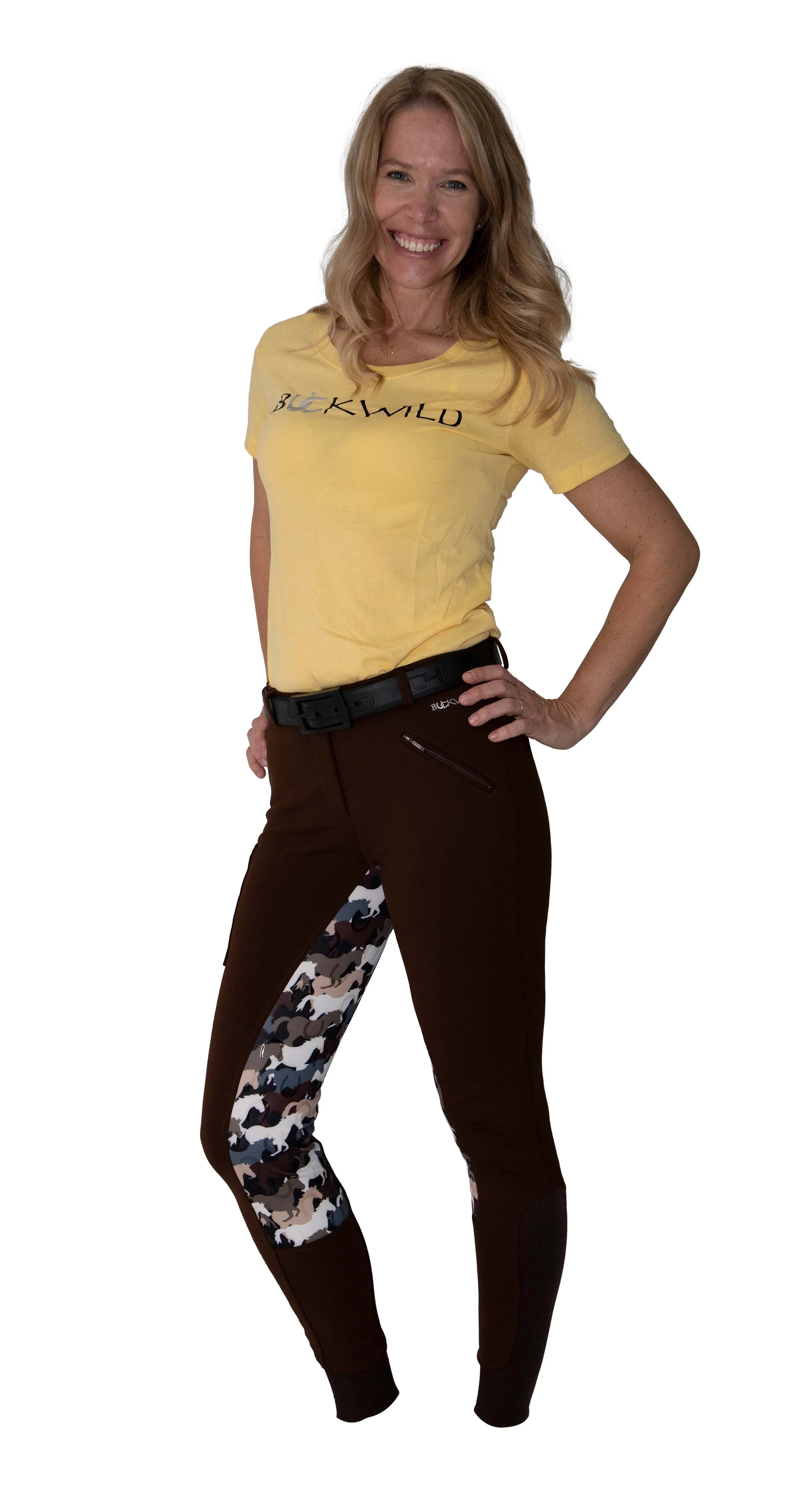 Signature Mid-Waist Breech | Mocha   Camo | Side Pocket