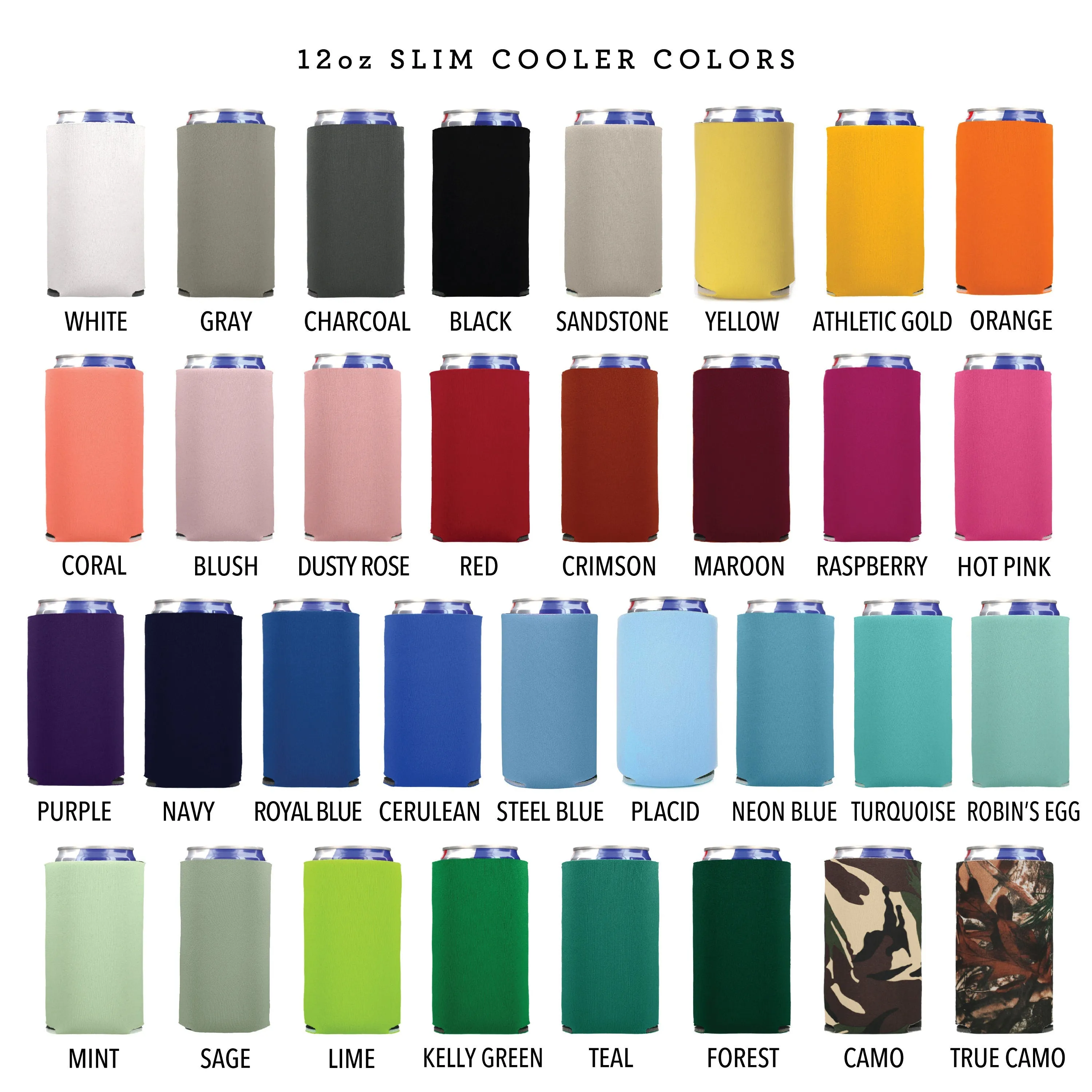 Slim 12oz Wedding Can Cooler #82S - To Have and To Hold