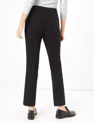 Slim Fit Ankle Grazer Trousers