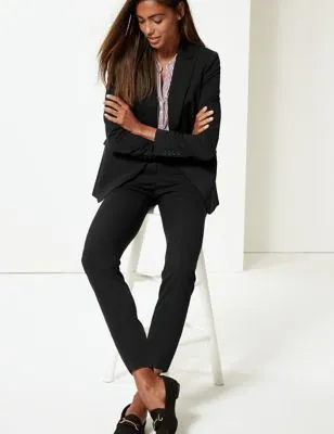 Slim Fit Ankle Grazer Trousers