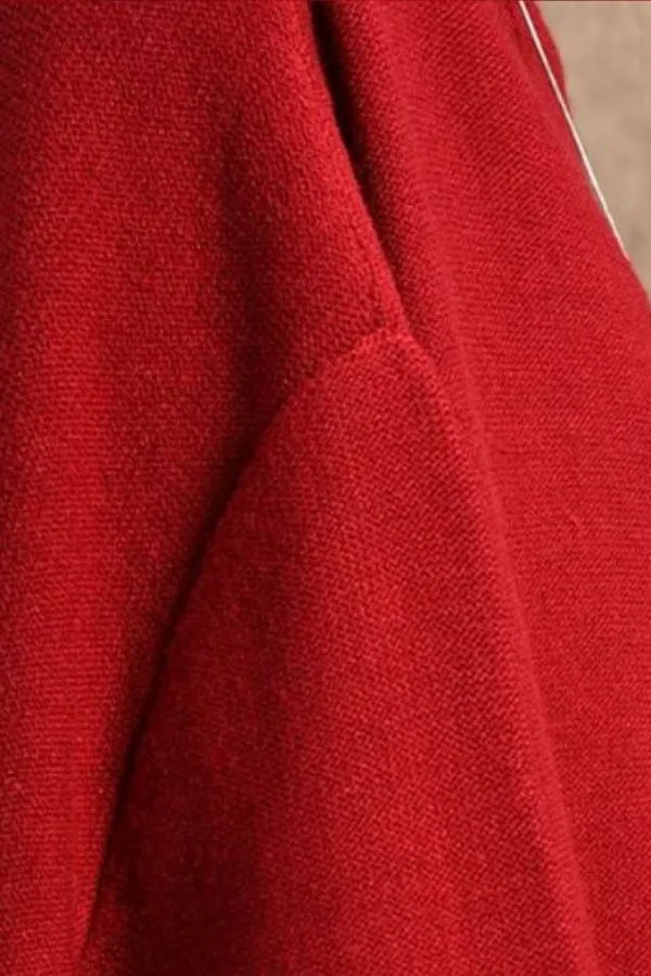 Solid Color High Collar Maxi Dress(Fit 99lbs- 187lbs)
