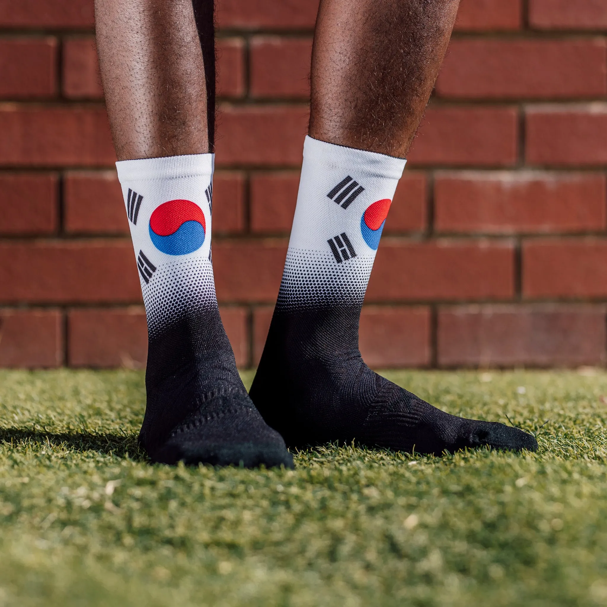 South Korea Flag Socks