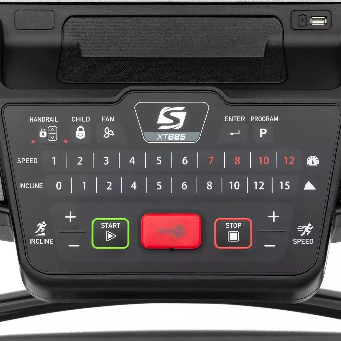 Spirit XT685 Treadmill Light Commercial V2