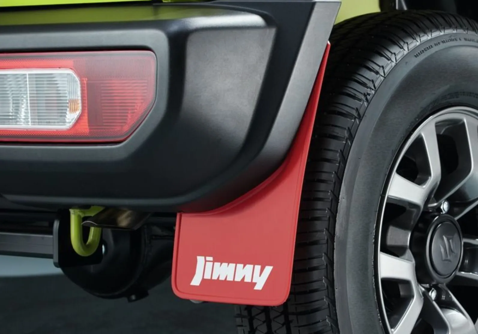 Suzuki Jimny Mudflap Set - Rear, Flexible - Red