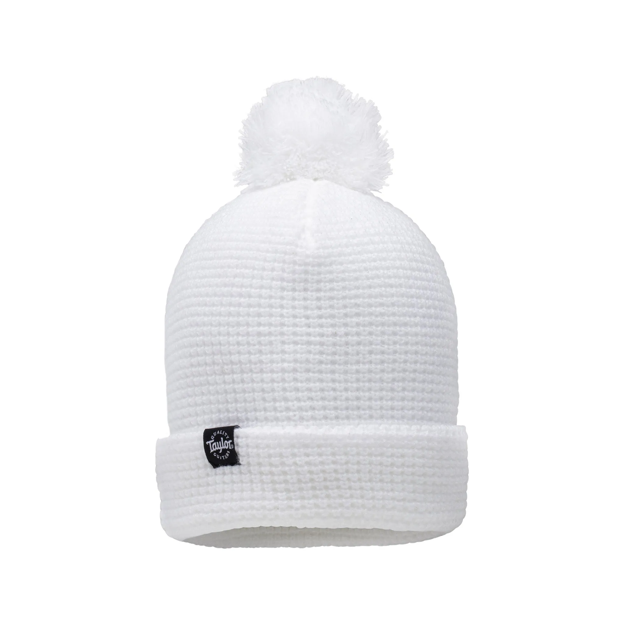 Taylor Beanie w/Logo, Waffle Knit