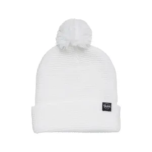 Taylor Beanie w/Logo, Waffle Knit
