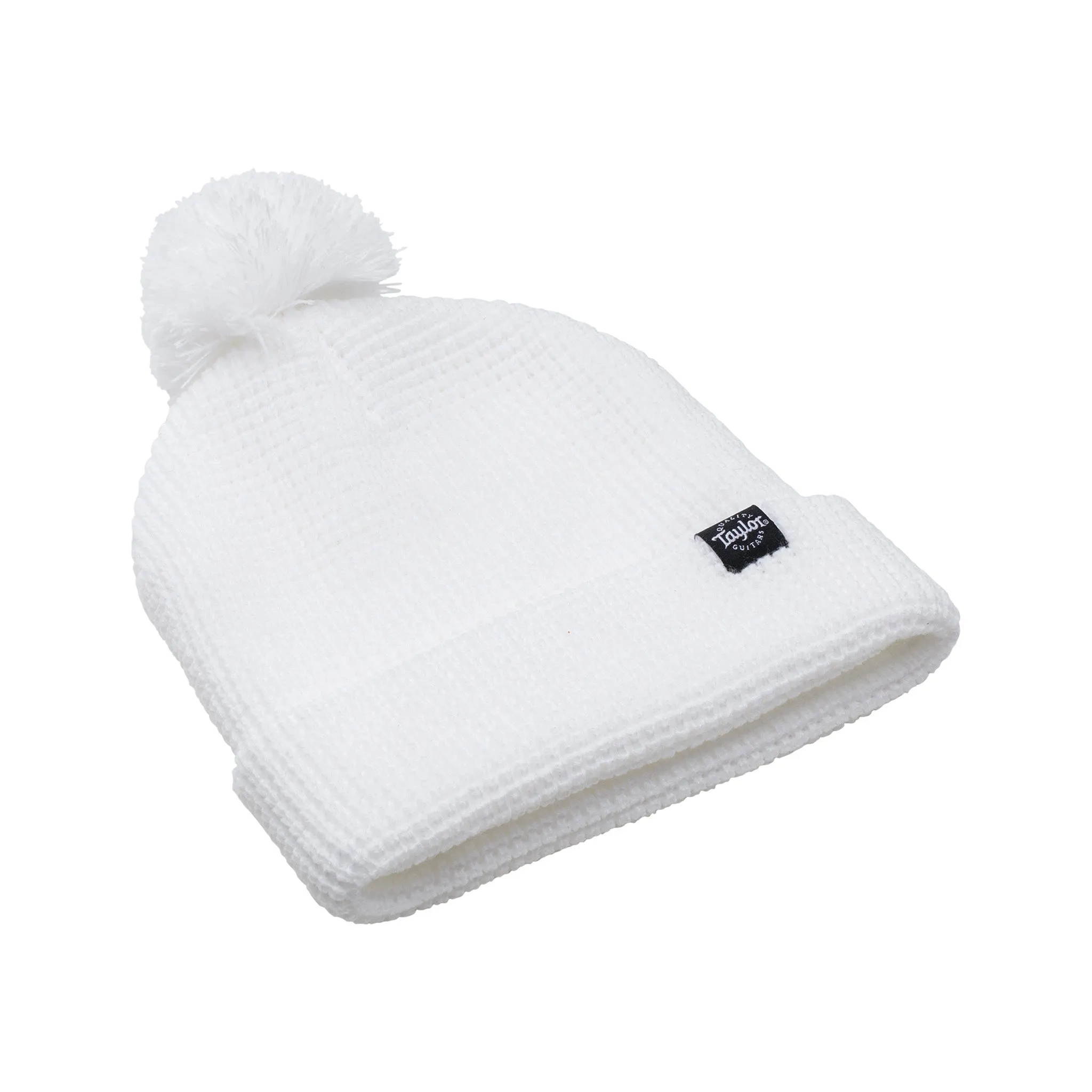 Taylor Beanie w/Logo, Waffle Knit