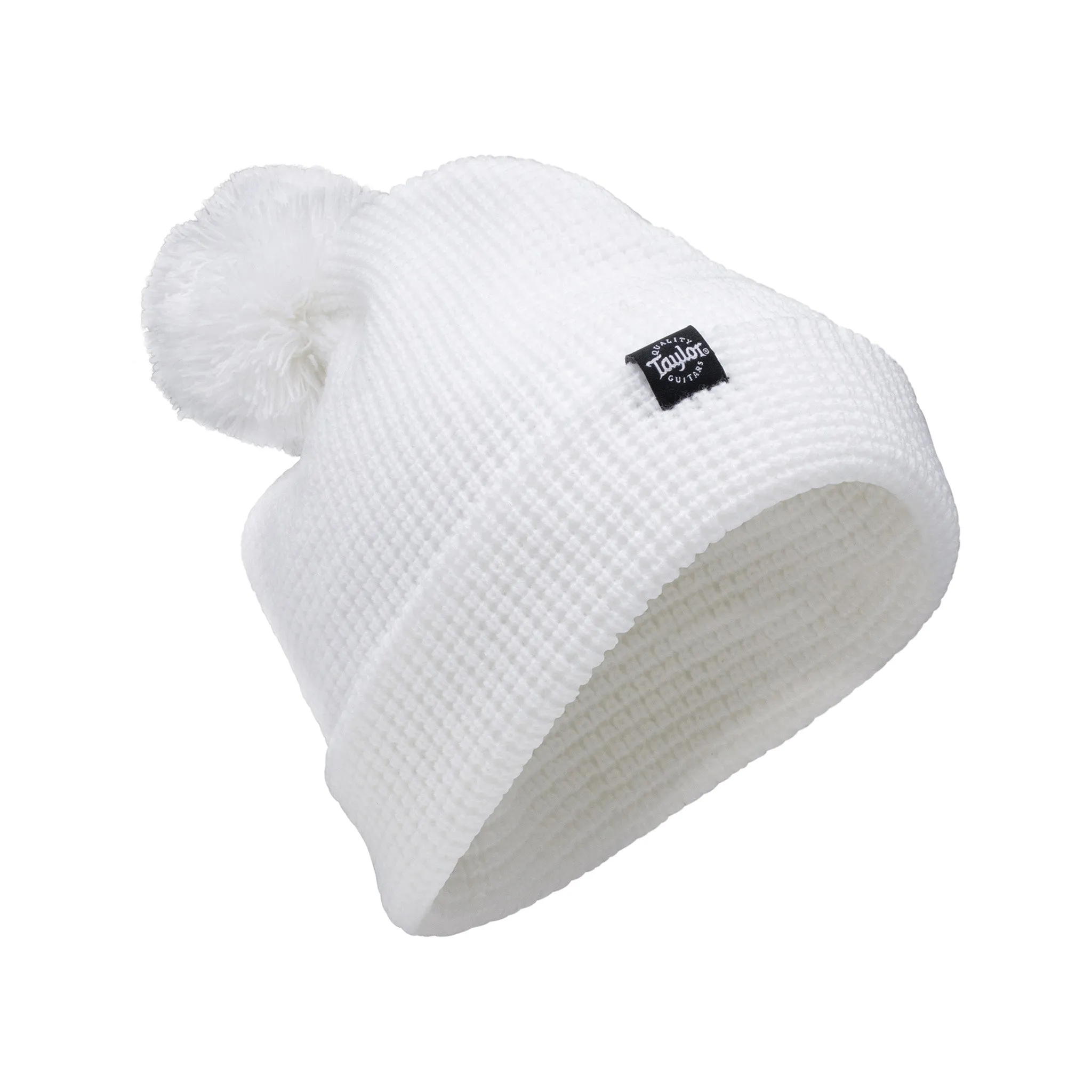 Taylor Beanie w/Logo, Waffle Knit