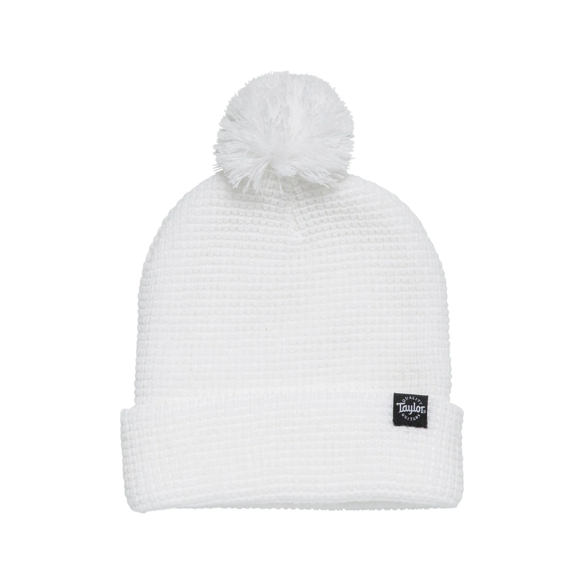 Taylor Beanie w/Logo, Waffle Knit