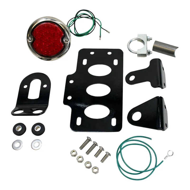 TC Bros. LED 33 Ford Replica Side Mount Tail Light/License Plate Bracket