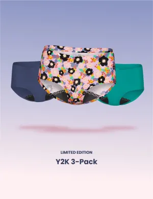 Teen Leakproof UltraThin No-Show Boyshort 3-Pack