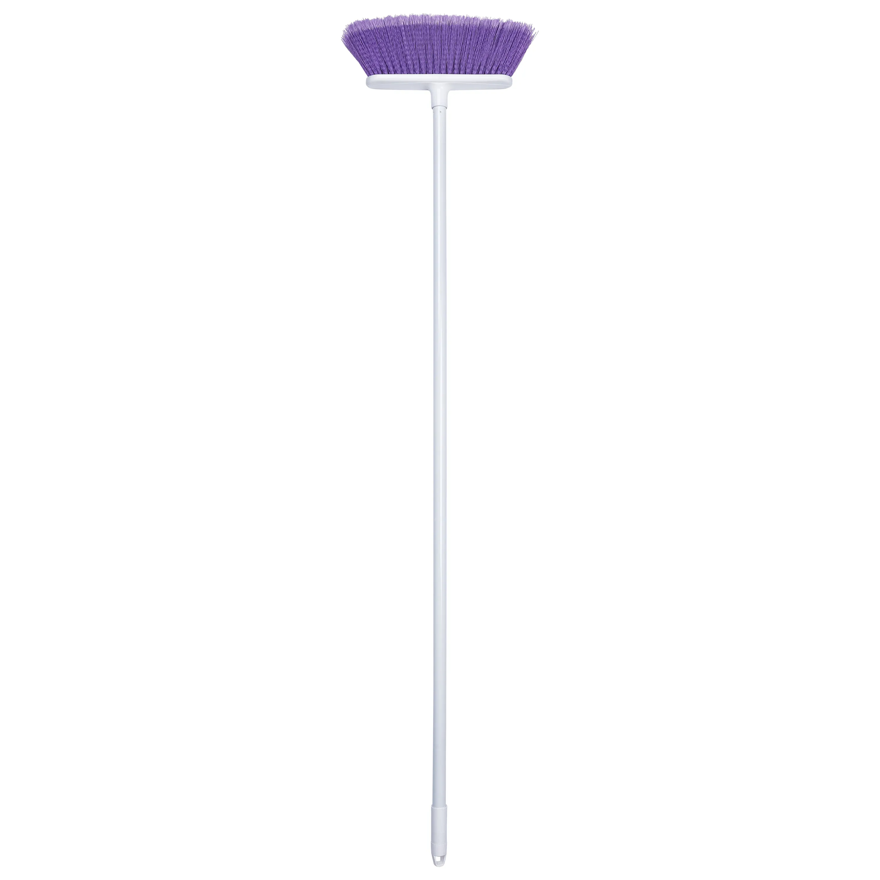 The Original Soft Sweep Magnetic Action Violet Broom with White Metal Handles