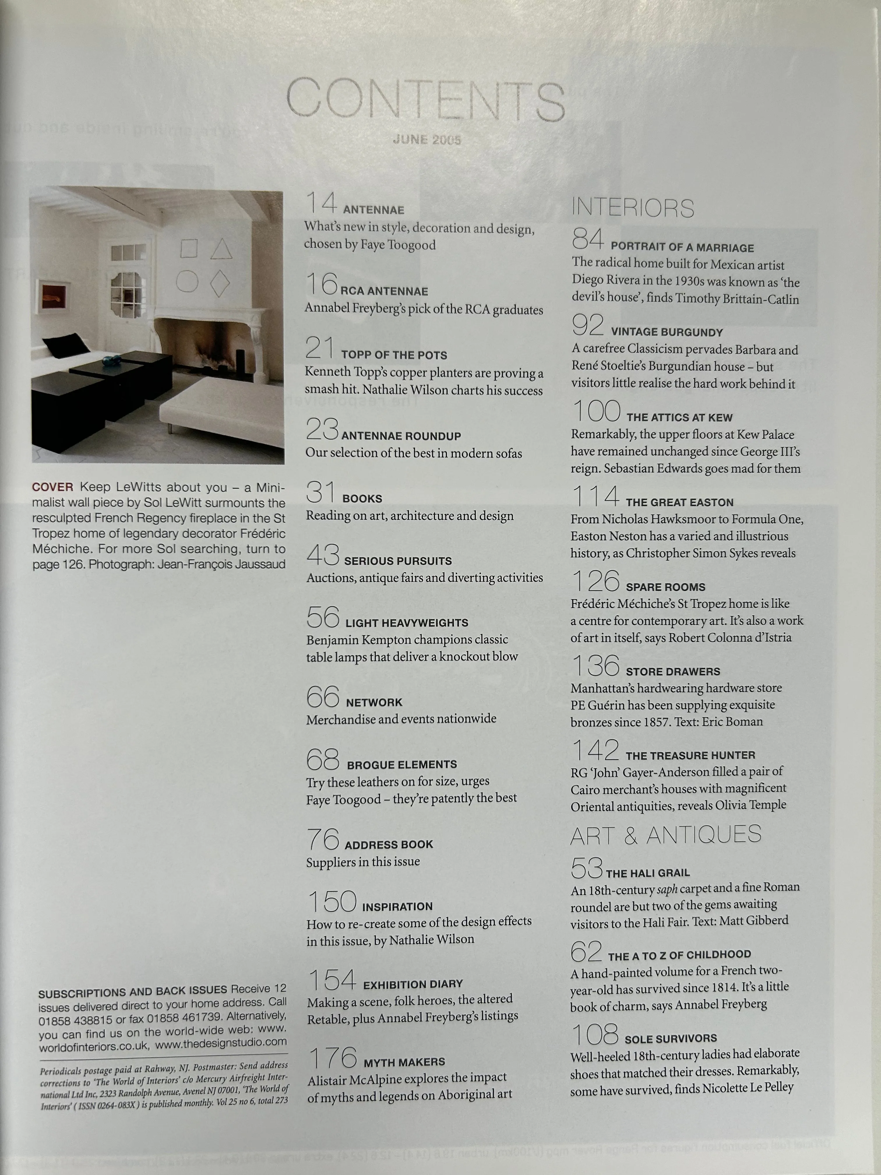 The World of Interiors June 2005