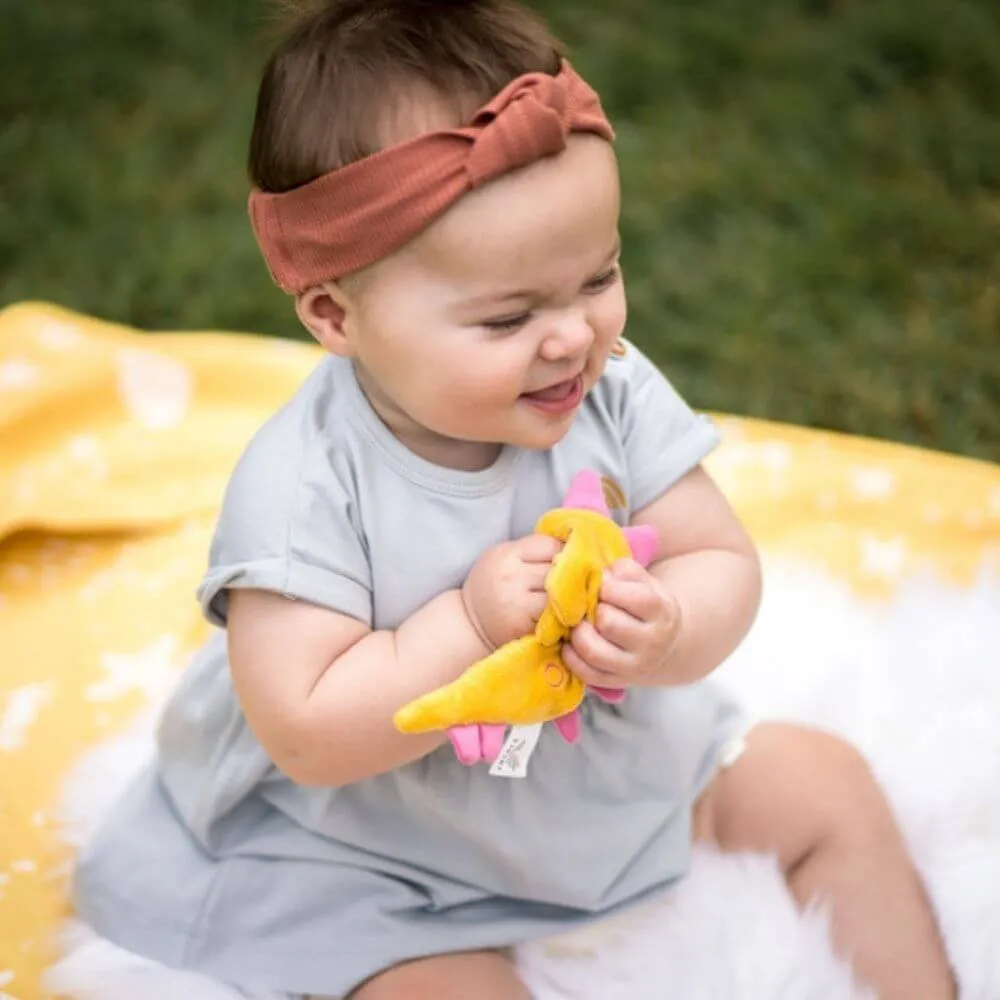 Tikiri Stegosaurus Scrunchie Toy