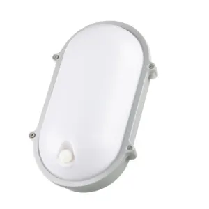 Timeguard LEDBHO25WPIR 25W 2000Lm Oval Die Cast Bulkhead c/w PIR