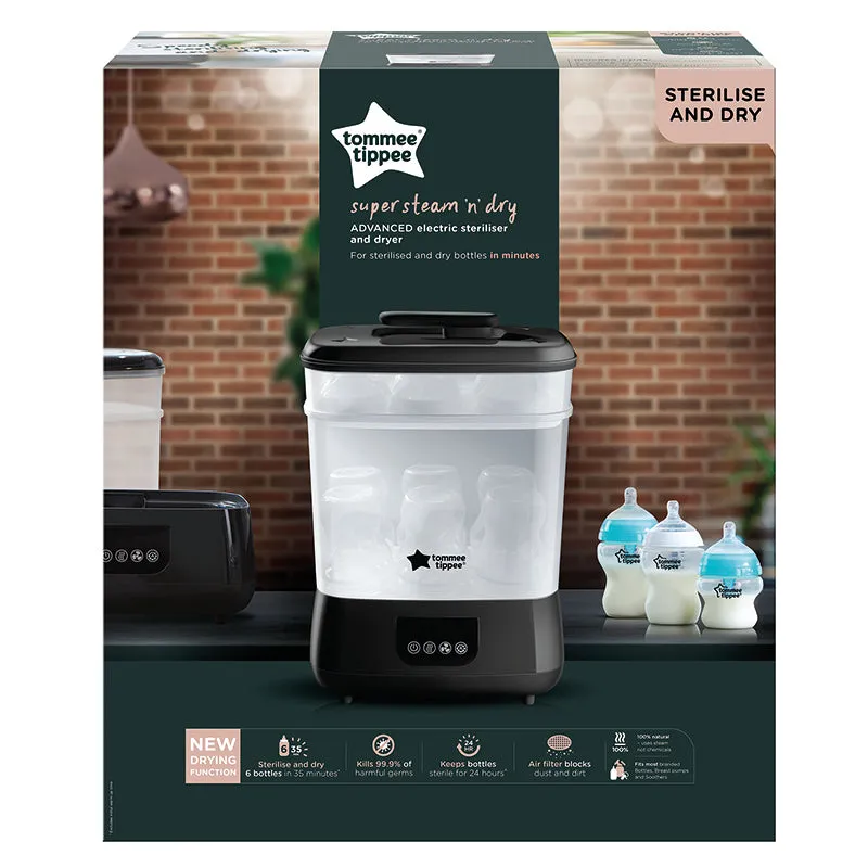 Tommee Tippee Steri-Dryer Steriliser Black