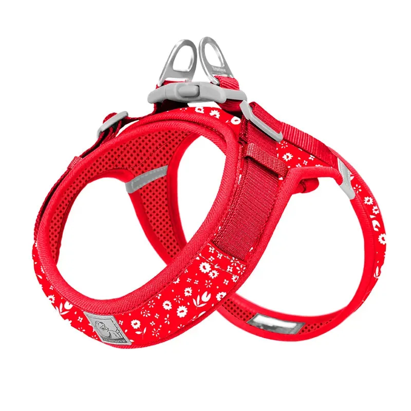 TrueLove Dog Harness TLH30131 - Poinsettia