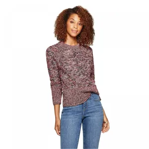Universal Thread Women's Long Sleeve Crew Neck Raglan Pullover Sweater