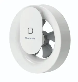 Vent-Axia 409802 Lo-Carbon Svara Bathroom Axial Extractor Fan 100mm White