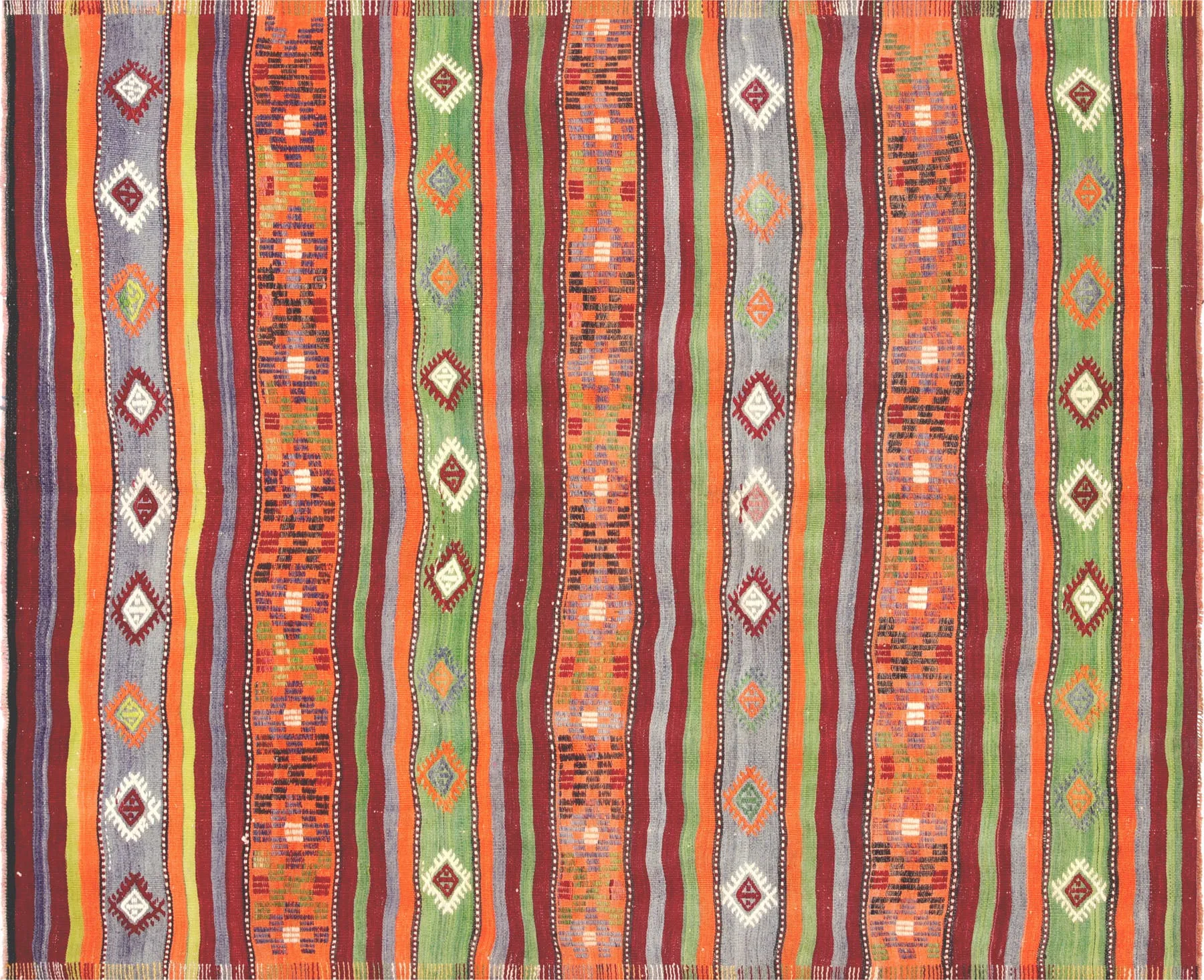 Vintage Turkish Kilim - 6'4" x 7'8"