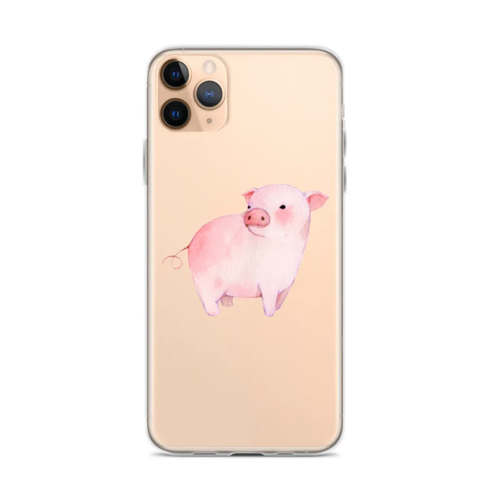 Watercolor Piglet iPhone Case