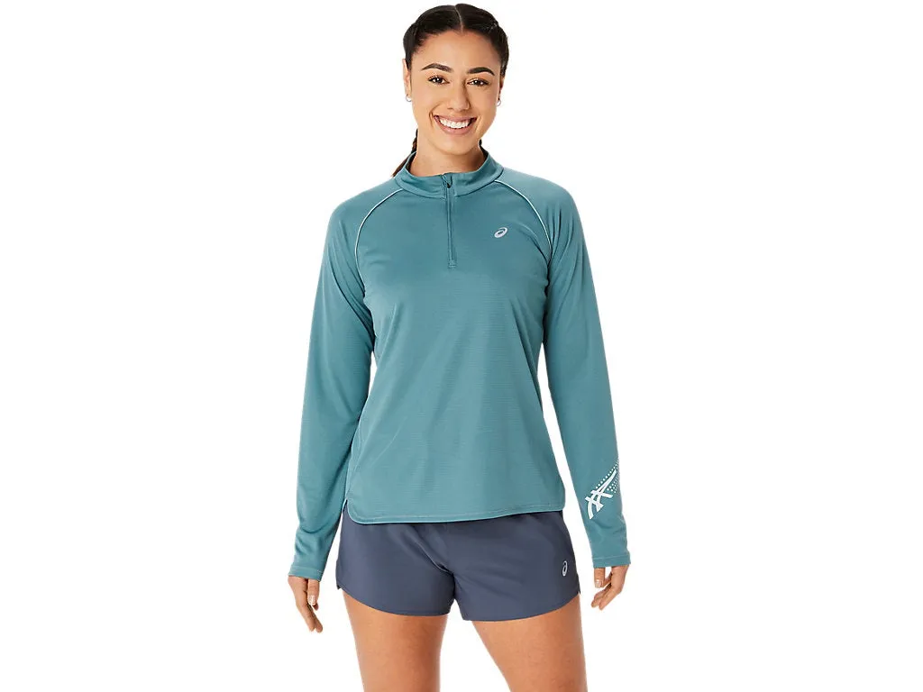 Women's Asics Icon Top LS 1/2 Zip (2)