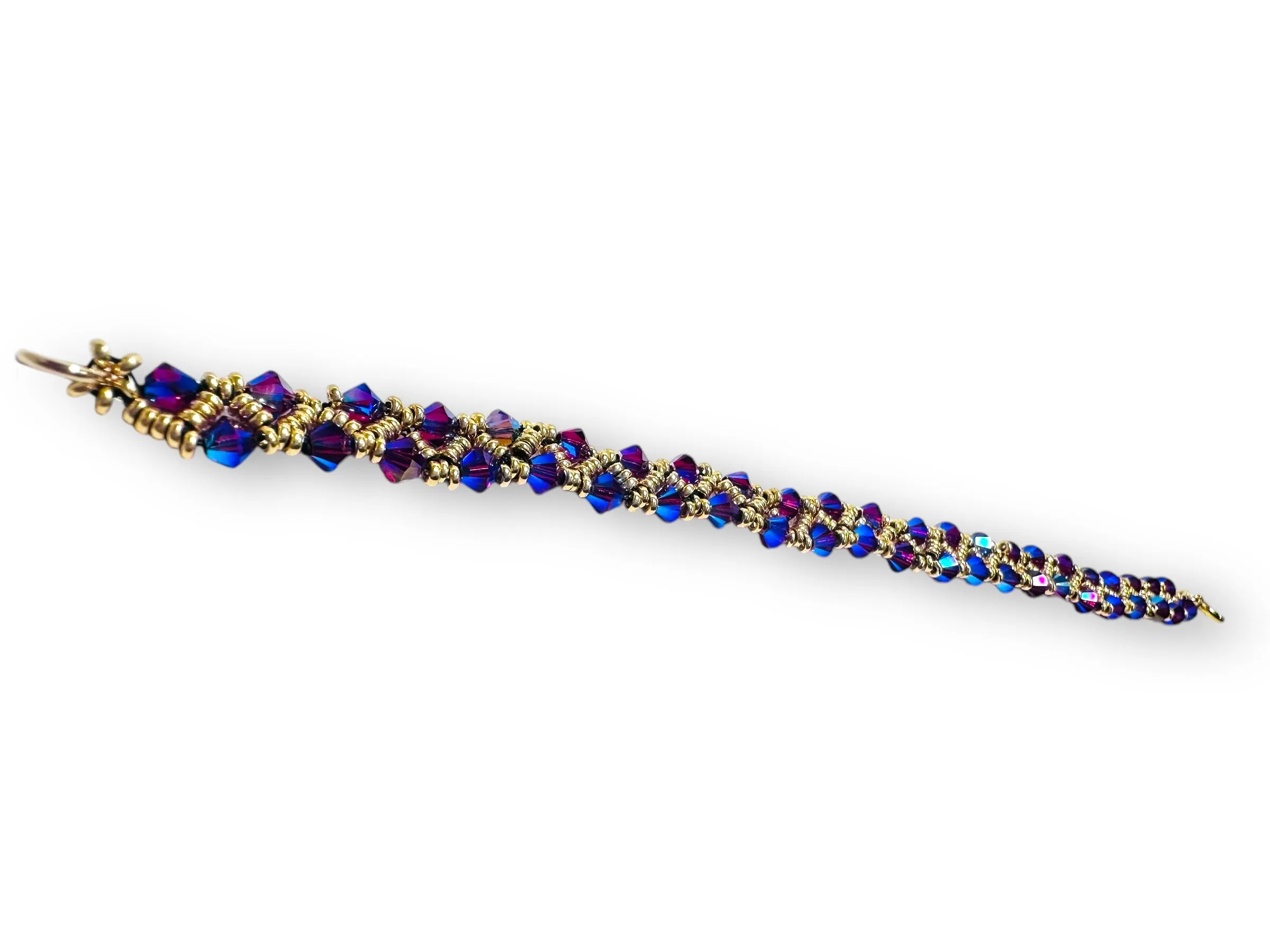 Woven Crystal Bracelet/7.5” bracelet