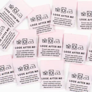 Woven Garment Label: look after me