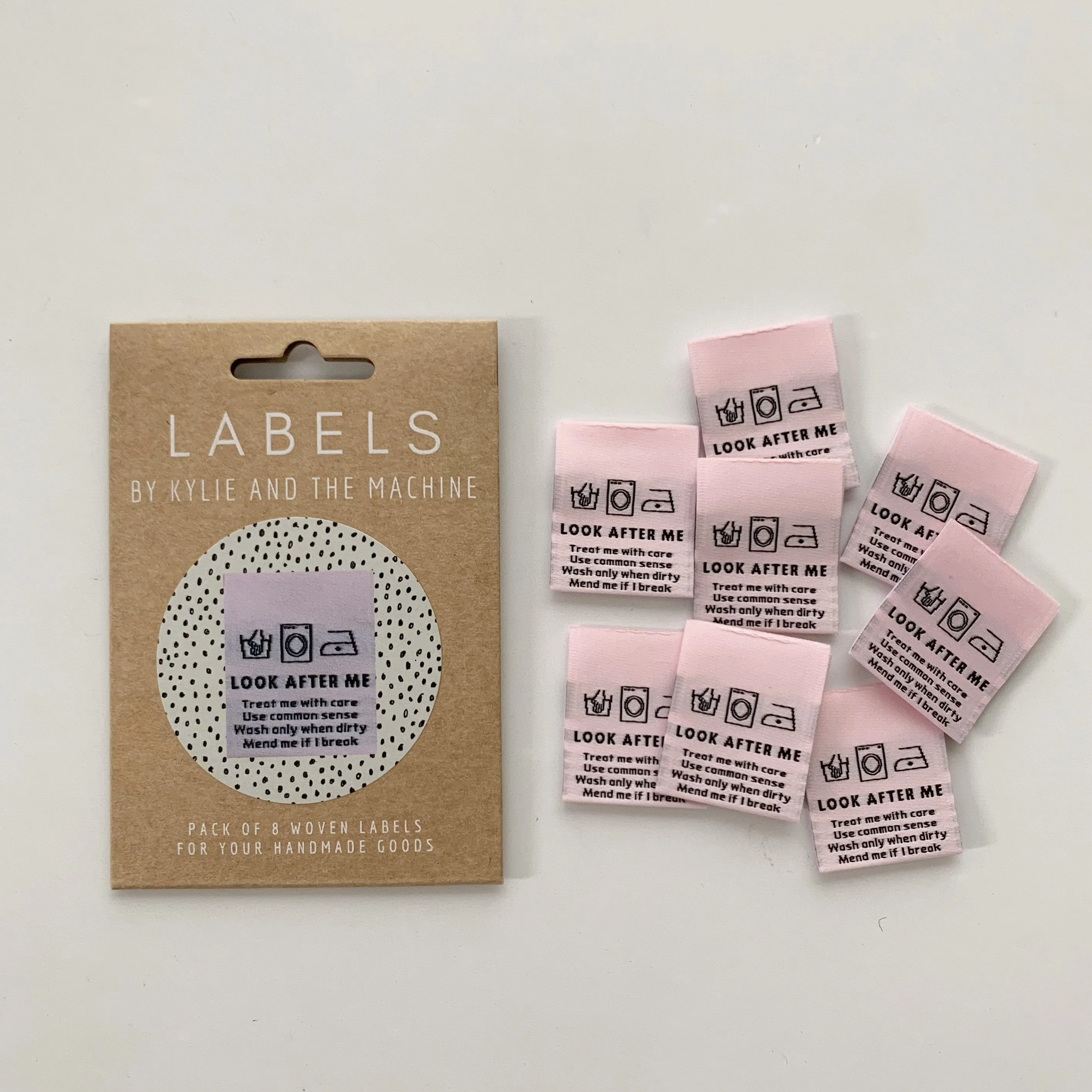 Woven Garment Label: look after me