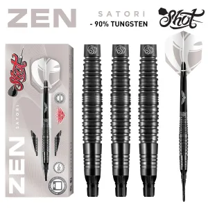 Zen Satori Soft Tip Dart Set-90% Tungsten Barrels